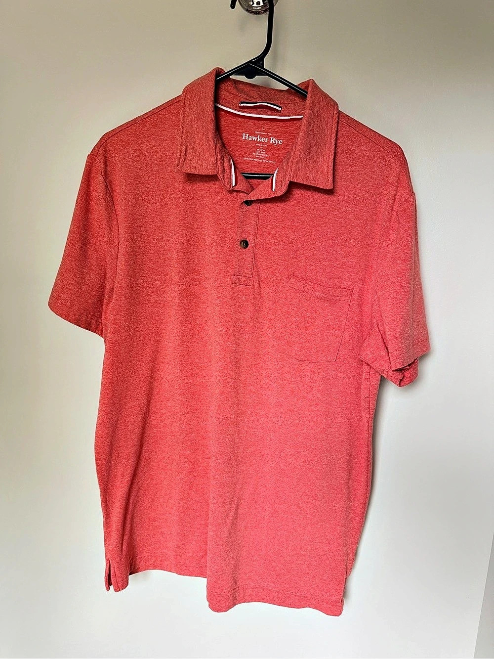 Hawker Rye Hartford Performance Polo Red Polo Shirt